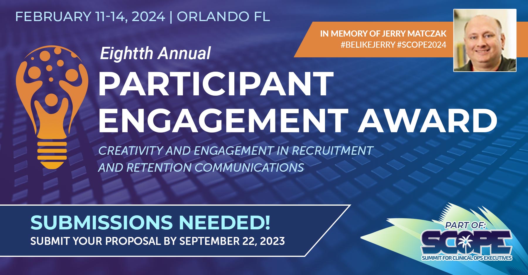 Participant Engagement Award - Scope Summit - 2023 Archive