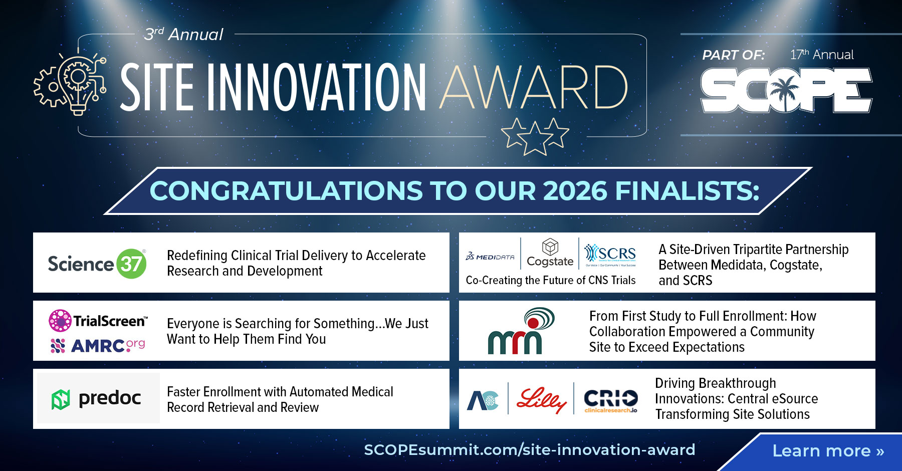 2026 Site Innovation Award Winner